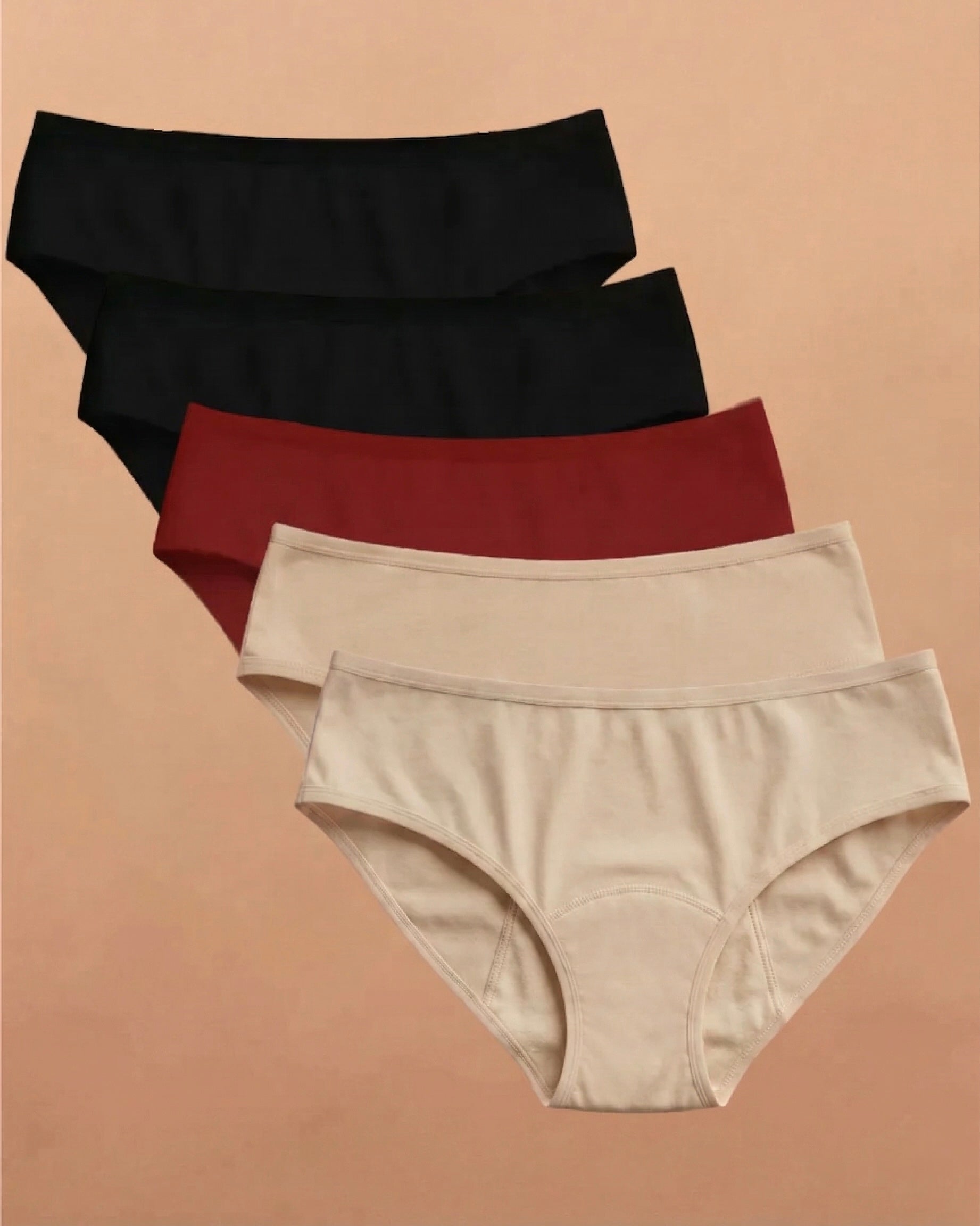 Still Her Everyday™ Comfort Bamboo Cotton Leakproof Underwear (5-pack)