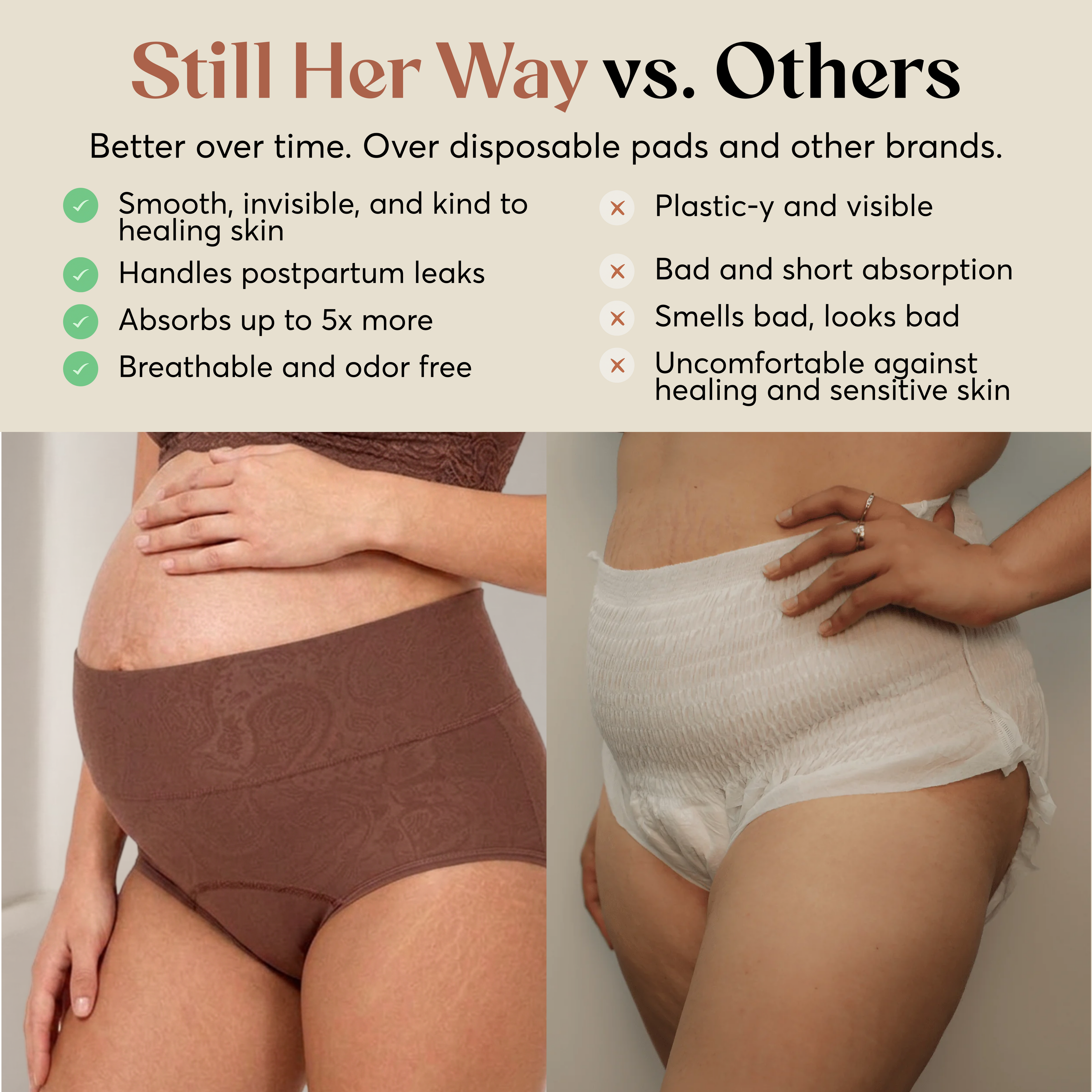 Still Her Restore™ Postpartum Comfort Leakproof Underwear